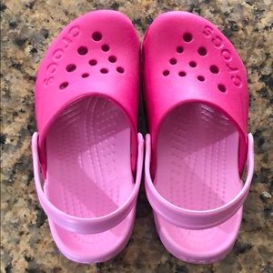 NWOT Girls Crocs